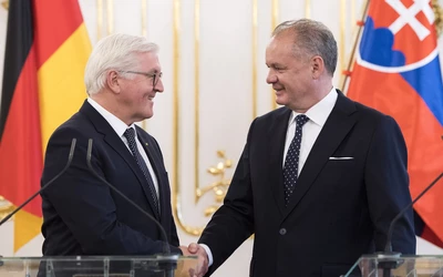 Kiska és Frank-Walter Steinmeier