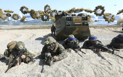 Dél-Korea hadgyakorlat