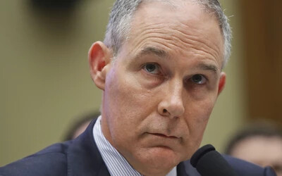 Scott Pruitt, a környezetvédelmi hivatal vezetője 