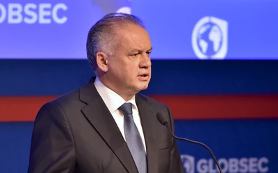 A pozsonyi GLOBSEC biztonságpolitikai fórumot idén is Andrej Kiska államfő nyitja meg. TASR-felvétel