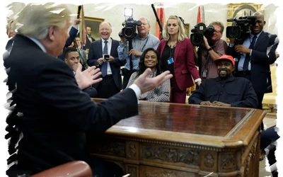 trump kanye vél