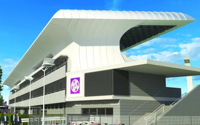 Az új komáromi futballstadion látványterve kész és a pénz is megvan, ám még egy kapavágás sem történt ⋌(Illusztrációs felvétel)