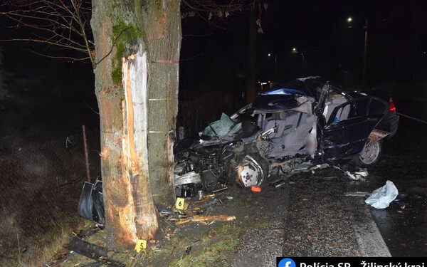 Megcsúszott a vizes úton, fának hajtott a BMW – elhunyt egy 28 éves férfi