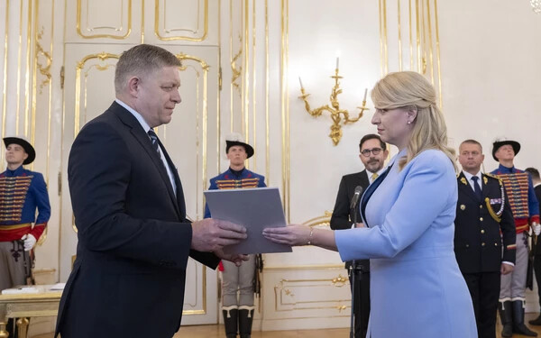 Az államfő Zuzana Čaputová szerda délután kinevezte Robert Fico 4. kormányát