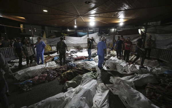 Izrael szerint az Iszlám Dzsihád elhibázott rakétakilövése okozta a kórházi robbanást