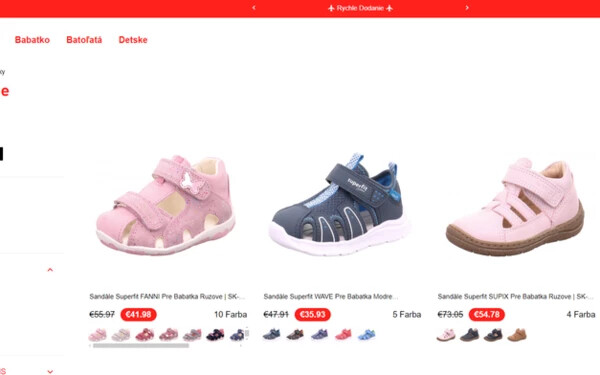 Olcsó cipőket kínál egy hitelesnek tűnő csaló webáruház