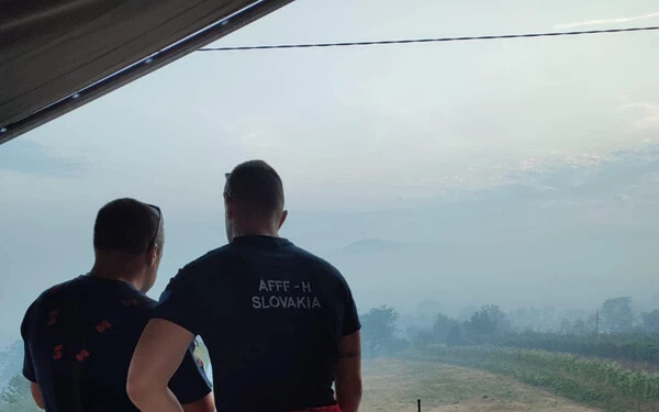 szlovákiai tűzoltók