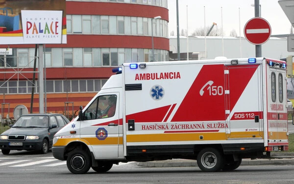 mentőautó Pozsonyban