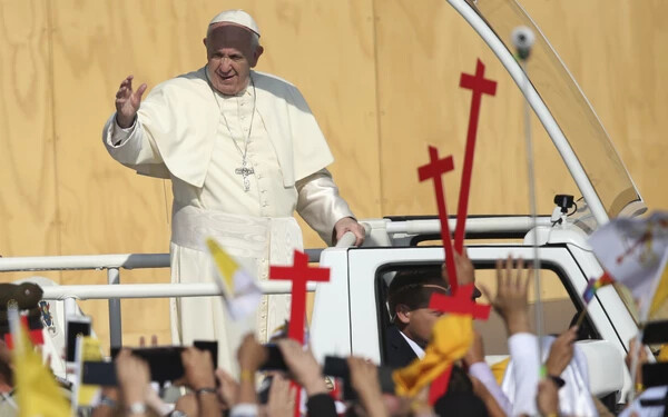 Ferenc pápa Chilében