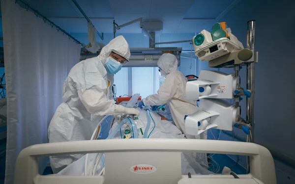 Jelenleg 45 koronavírusos beteget ápolnak Galántán (A kórház felvétele)