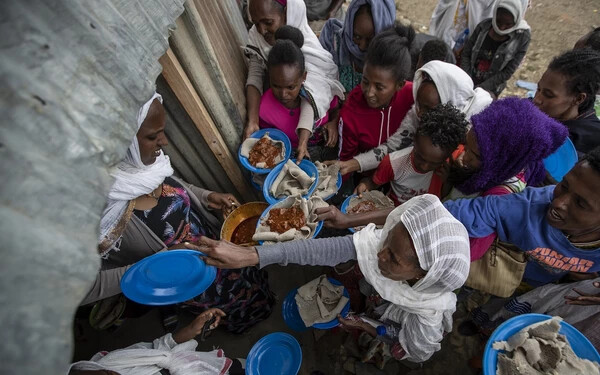 etiópia éhínség