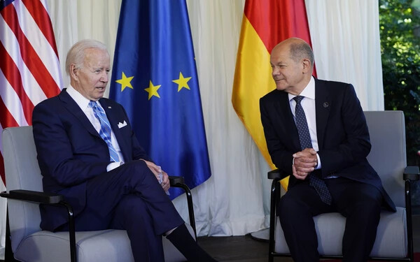 Jeo Biden Olaf Scholz