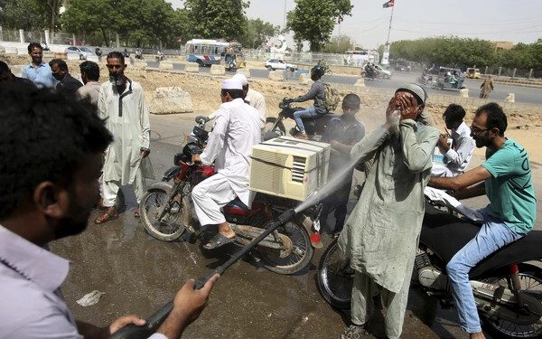 hőség Pakisztánban