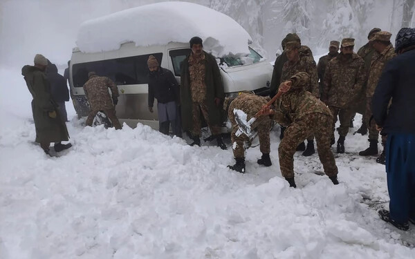 Pakisztán havazás