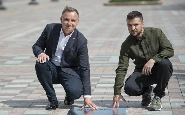 Andrzej Duda Volodimir Zelenszkij