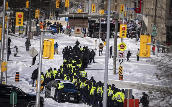 kanada tüntetés