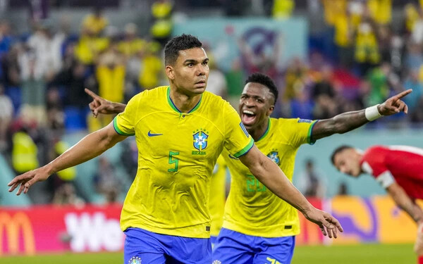 Vb-2022 – Brazília–Svájc 1–0