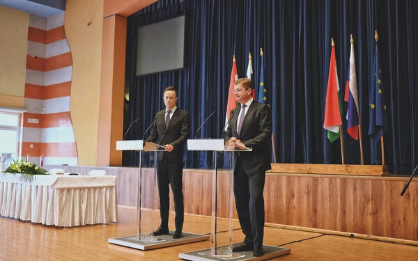 A két miniszter szerint Szlovákia és Magyarország gázellátása stabil állapotban van (A szerző képarchívuma)