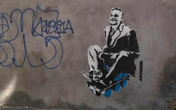 Orbán graffiti