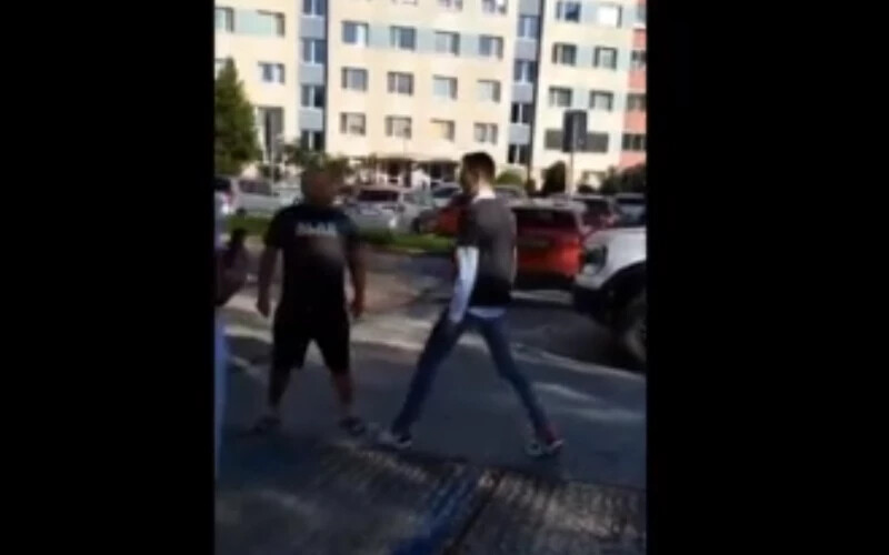 VIDEÓ: Pofon vágott egy férfit az OĽaNO egyik képviselőjelöltje – kérvényezte, hogy távolítsák el a jelöltlistáról 