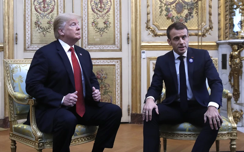 trump macron