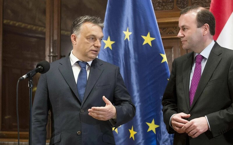 Orbán Viktor és Manfred Weber