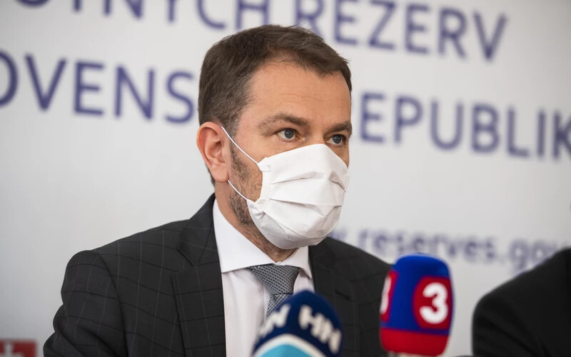 A képen Igor Matovič (OĽaNO) miniszterelnök.