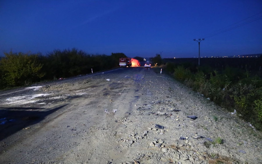 Újabb videót és képeket közölt a rendőrség a buszbaleset helyszínéről