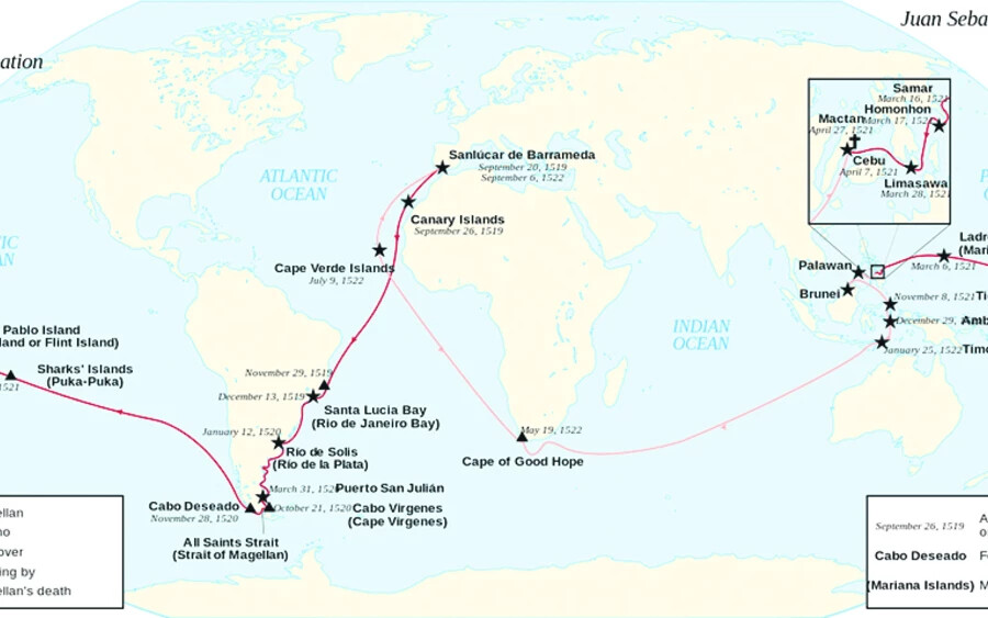 Magellán expedíciója 500 éve indult útnak
