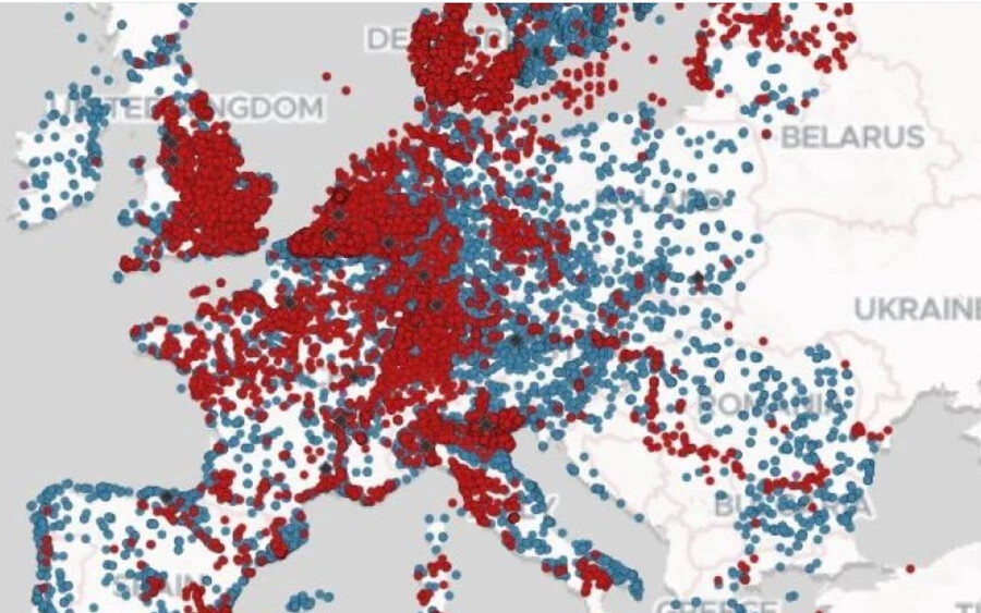 A Le Monde című francia újság nemrégiben tett közzé egy európai térképet, amely megmutatja azokat az országokat és helyeket, ahol a PFAS-ok előfordulása magas. A térképen Szlovákia is szerepel, de a káros anyagokat csak Nyugat-Szlovákiában, elsősorban Pozsony környékén mutatták ki a tudósok.
