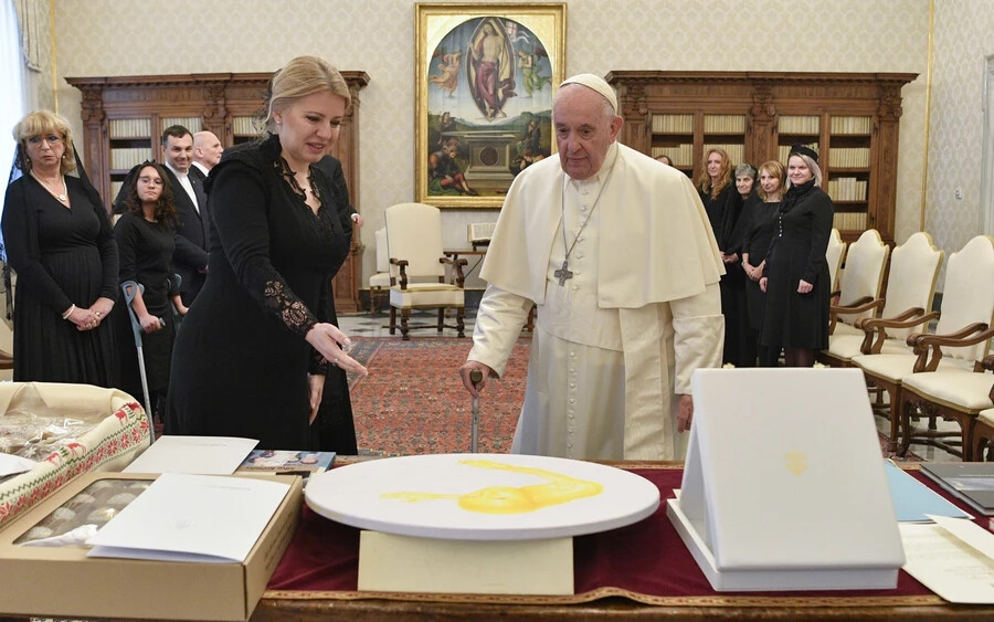 Ferenc pápa Čaputovával üzent Szlovákiának (FOTÓK)