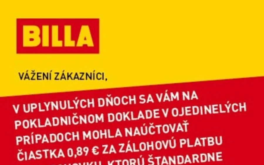 „Kedves vásárlóink, az elmúlt napokban egyes esetekben előfordulhatott, hogy a nyugtán 0,89 eurót számoltunk fel Önöknek a fémdobozok előlegéért, amit normál esetben 0,15 euróval számolunk fel” – közölték.