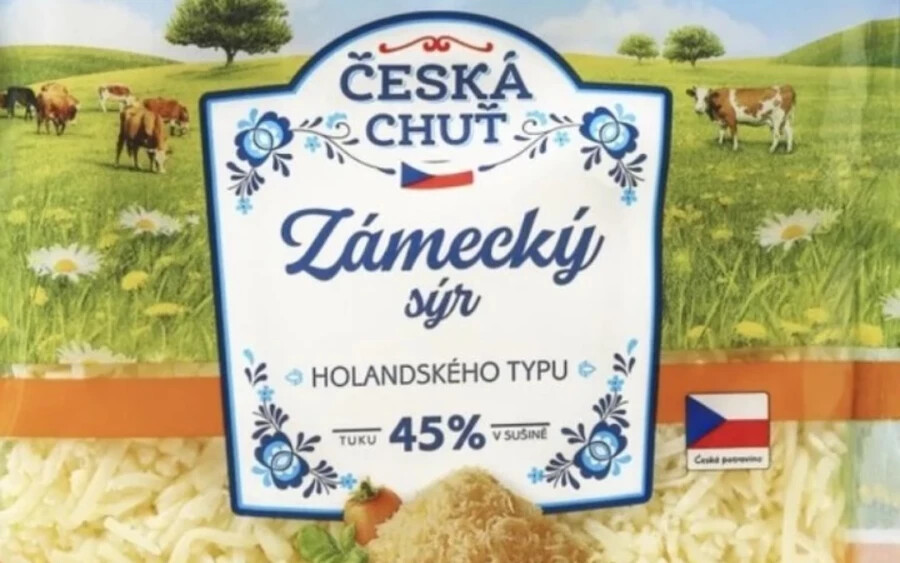 Egy másik veszélyes termék a Česká chuť Zámecký sýr 45 % sajt reszelve. A terméket az Albert szupermarketekben penész miatt kivonták a forgalomból, a beszállítója a Jaroměřická Mlékárna, a. s. A visszahívás a 2024.1.18-i lejárati idővel rendelkező változatokat érinti. 