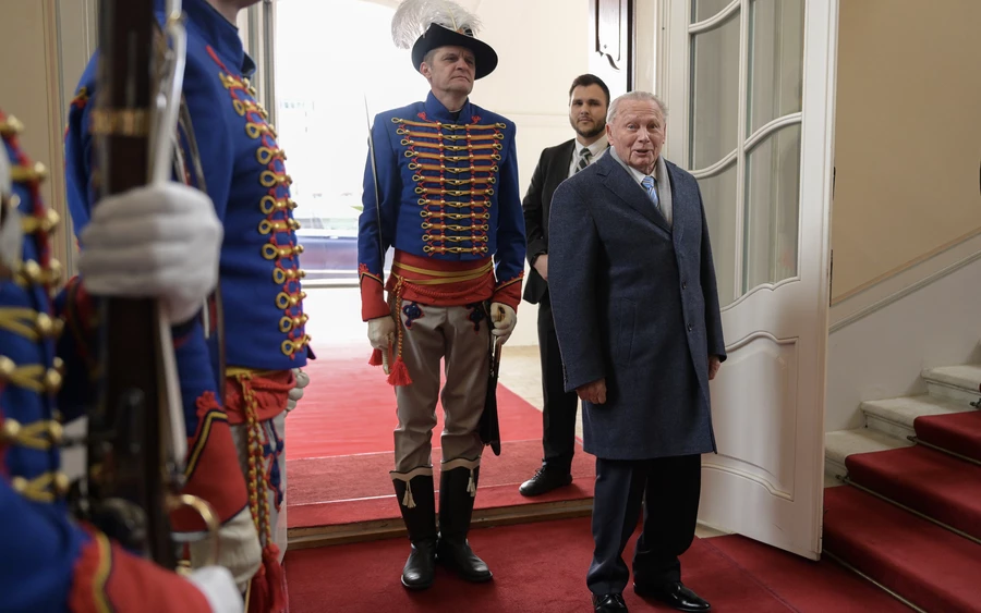 Az előző szlovák államfőket látta vendégül Zuzana Čaputová (FOTÓK)