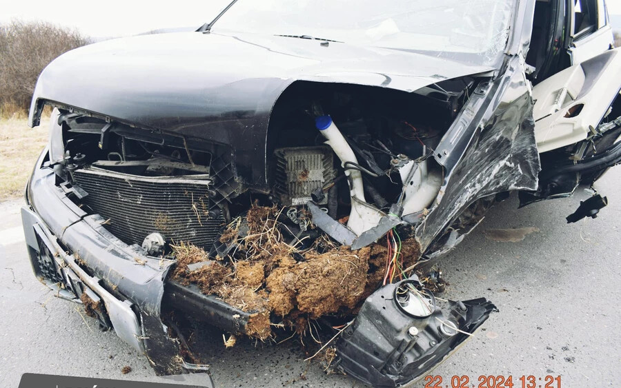 SÚLYOS baleset: Négy autó ütközött Losoncnál, hárman megsérültek (FOTÓK)