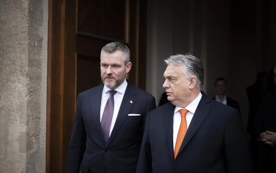 Orbán Viktorral találkozott Peter Pellegrini házelnök Budapesten (FOTÓK)