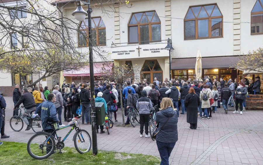 Dunaszerdahelyen találkozott szimpatizánsaival Ivan Korčok (FOTÓK)