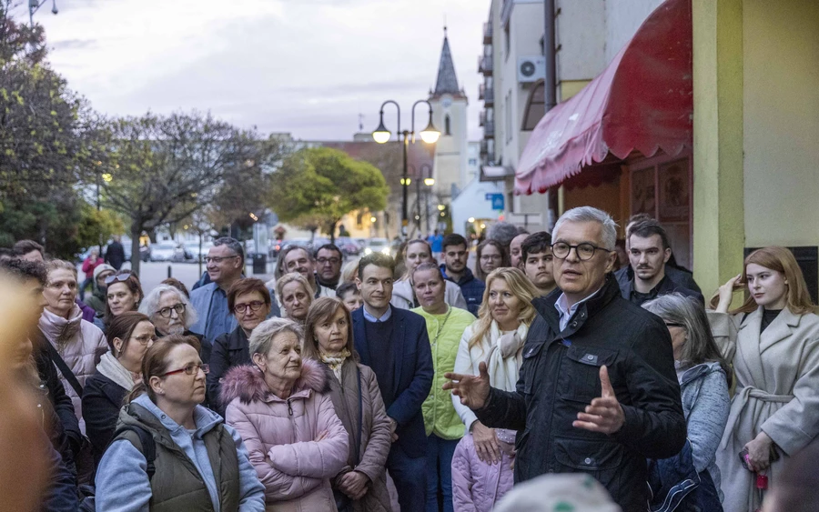 Dunaszerdahelyen találkozott szimpatizánsaival Ivan Korčok (FOTÓK)