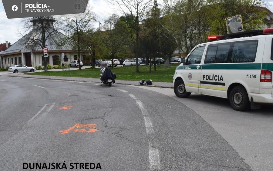 Dunaszerdahelyen és Somorján is balesetet szenvedett egy motoros az ünnepi hétvégén