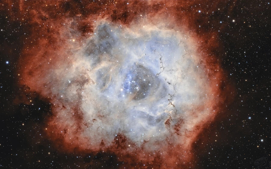 NGC 2237, a Rozetta-köd vagy rózsa