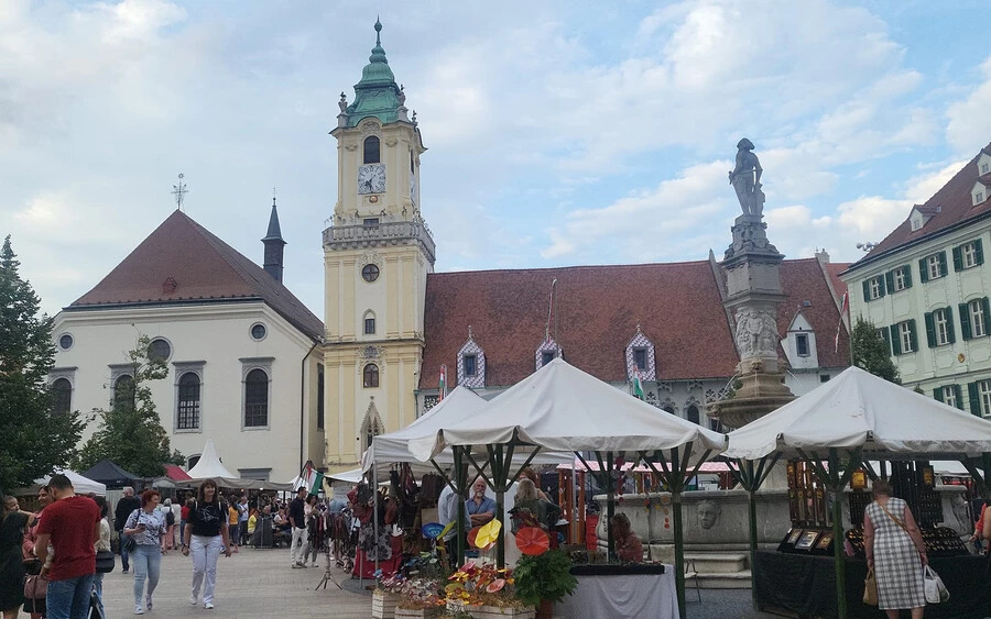 A pozsonyi Fő téren