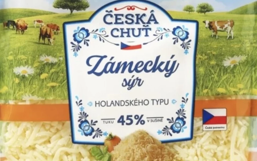 A második nem megfelelő termék a CCH GERMAN CHEESE 45 % STR.200 G a Česká chuť gyártótól. Ezt az Albert üzletlánc vásárlói vehették meg Csehországban, ahol sok szlovákiai is vásáról. A sajt beszállítója a Jaroměřická mlékárna, a visszahívás egy 2024. szeptember 21-i lejárati idejű tételt érint.