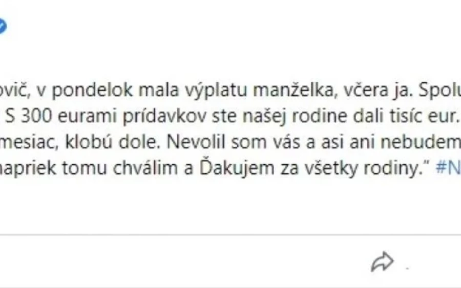 A volt miniszterelnök bár azt nem akarta elárulni, hogy milyen korrupcióról van szó, de nemrég a startitup.sk-nak azt mondta, hogy változás történt az ügyben: „Már vallomást tettem, de többet nem árulok el”. A rendőrség sem adott bővebb tájékoztatást az ügyben: „bűncselekmény gyanúját vizsgáljuk, de további információkkal nem szolgálhatunk”.