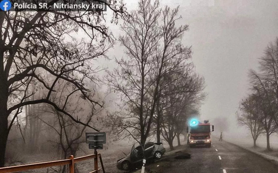 TRAGÉDIA: Szörnyethalt egy sofőr, miután lecsúszott az útról, és fának ütközött