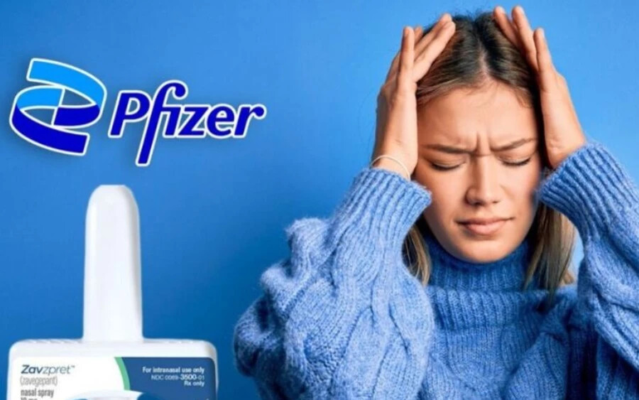 A migrén Zavzpret orrszprével történő kezelését 1405 emberen tesztelték, akiknek a fele placebót, a másik fele pedig a tényleges gyógyszert kapta.