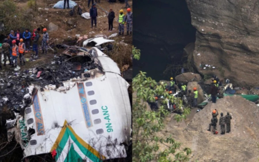 Legalább 68 ember nem élte túl annak a lezuhant nepáli repülőgép a balesetét, amely vasárnap reggel leszállás közben szakadékba zuhant. A Yeti Airlines által üzemeltetett kétmotoros ATR 72-es turboprop gépen 68 utas, köztük 15 külföldi és a személyzet négy tagja utazott.