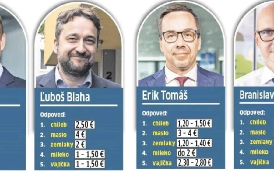 Miroslav Kollár, független képviselő már a telefonbeszélgetés elején hangsúlyozta, hogy nehéz lesz a helyes árakat megállapítani, mert általában a teljes számlát szokta nézni.