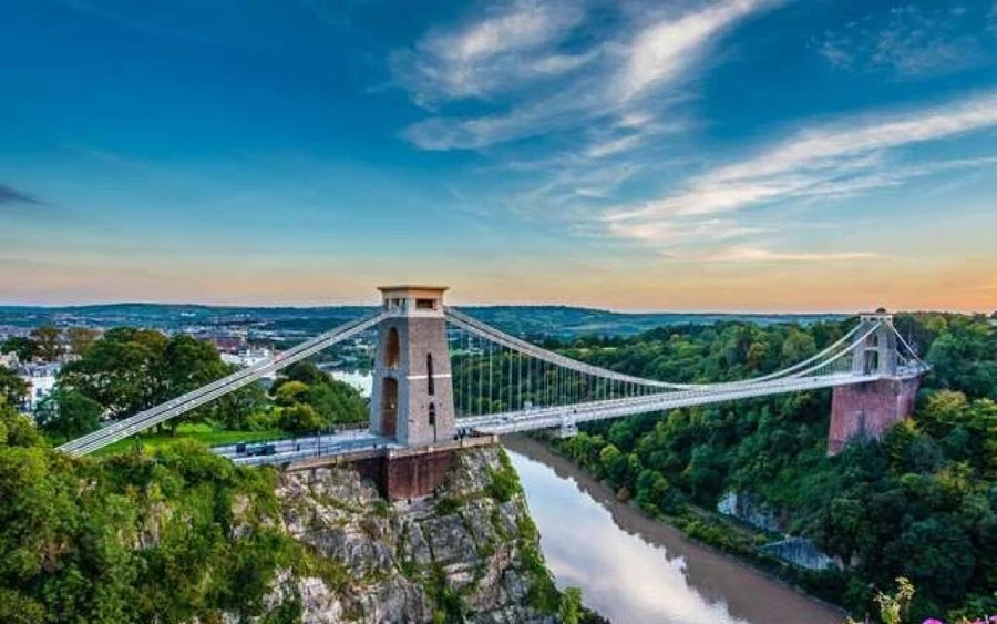 Clifton Suspension Bridge, Angliában. Kép: pluska.sk