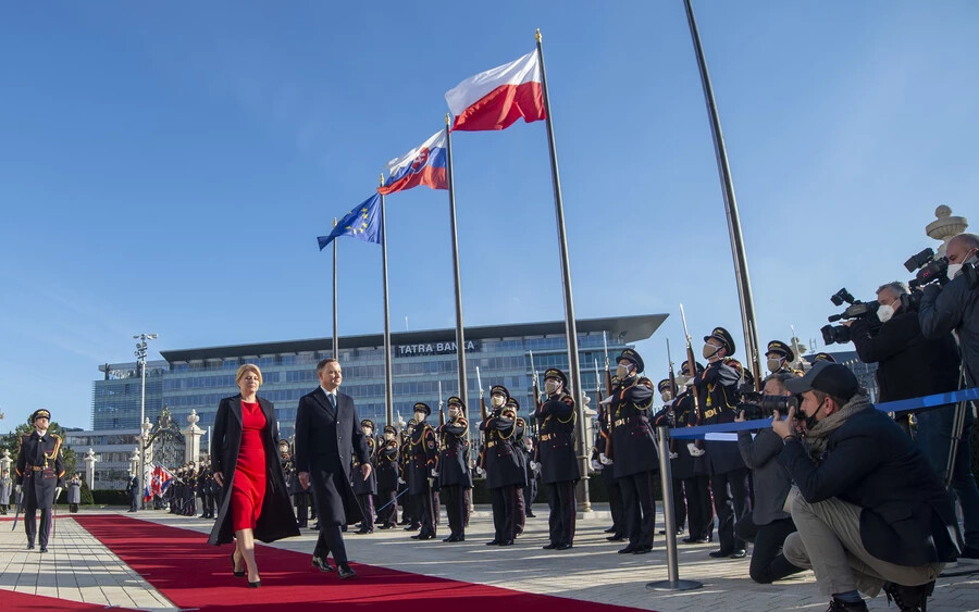 GALÉRIA: Čaputová a lengyel államfővel találkozott, biztosította támogatásáról