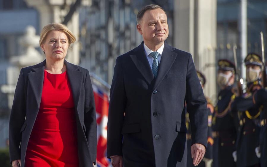 GALÉRIA: Čaputová a lengyel államfővel találkozott, biztosította támogatásáról